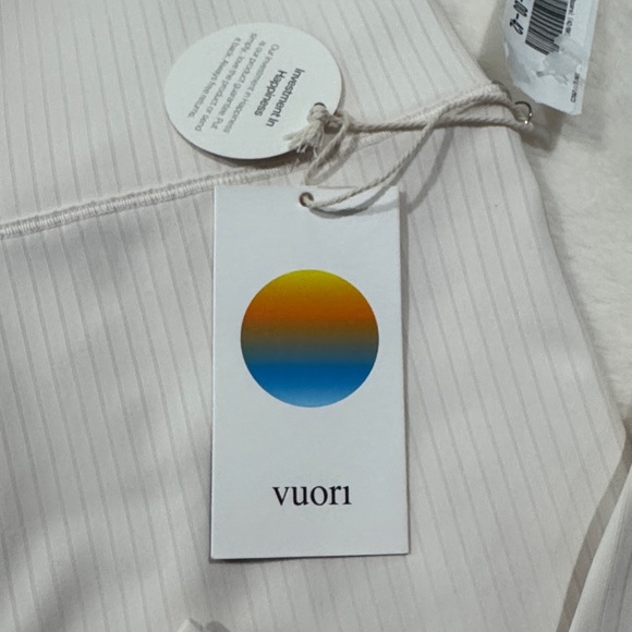 Vuori Inversion Rib Legging Marshmallow NWT Size Small - Picture 9 of 10